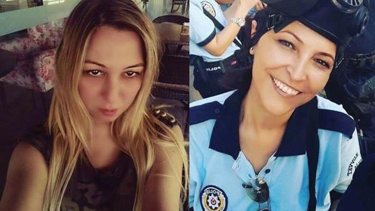 Kadın polise tokat atıp gözüne parmağını soktu