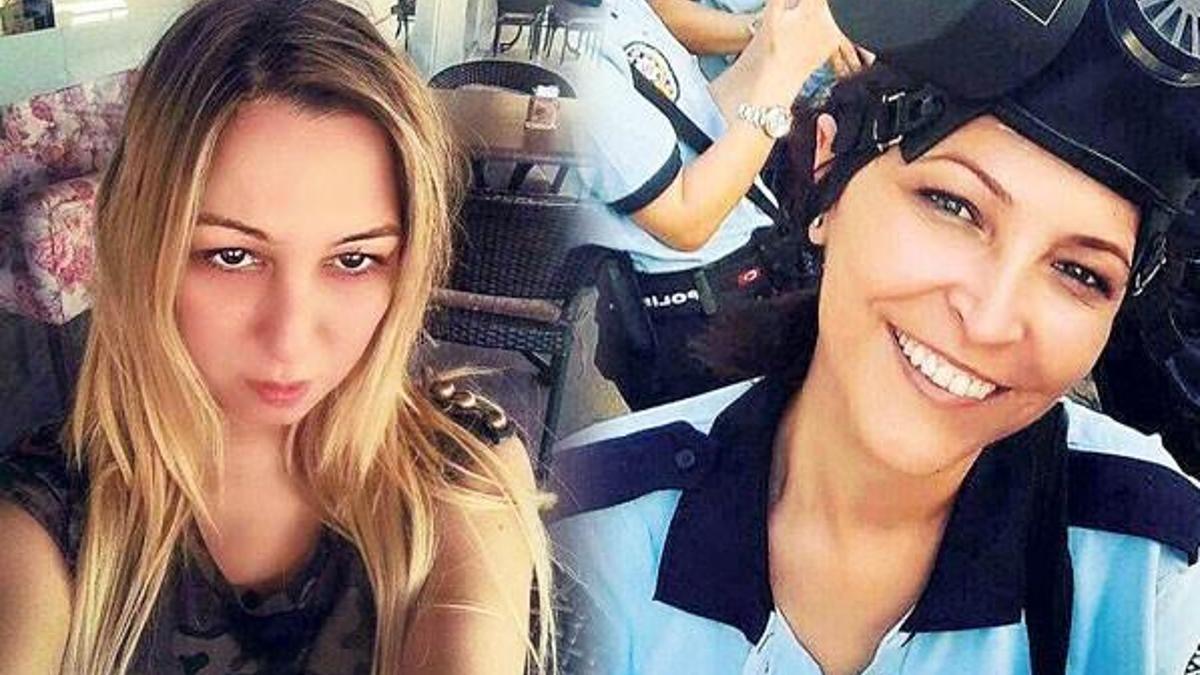 Kadın sürücü kadın polisin gözünü oydu!