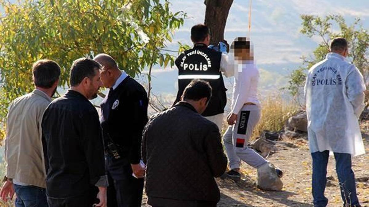 Ağaca asılı erkek cesedi bulundu