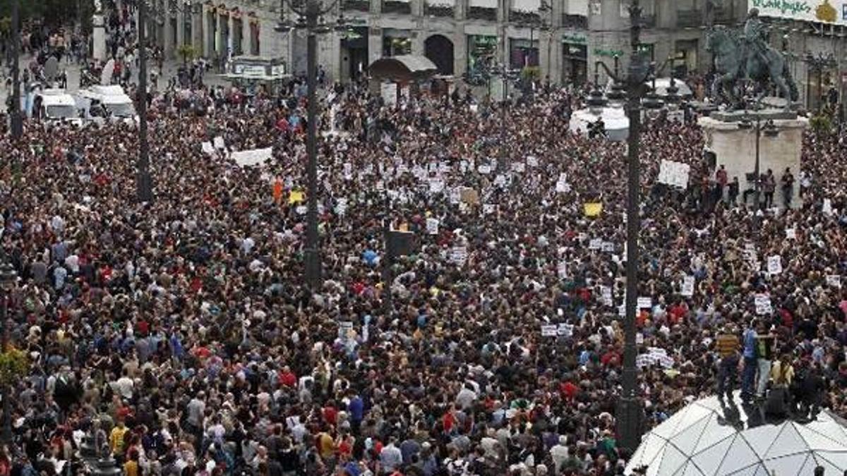 İspanya'da ulusal bayram protesto edildi