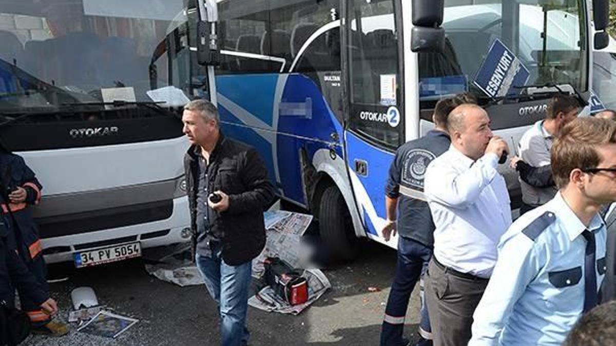 Büyük İstanbul Otogarı'nda feci kaza!