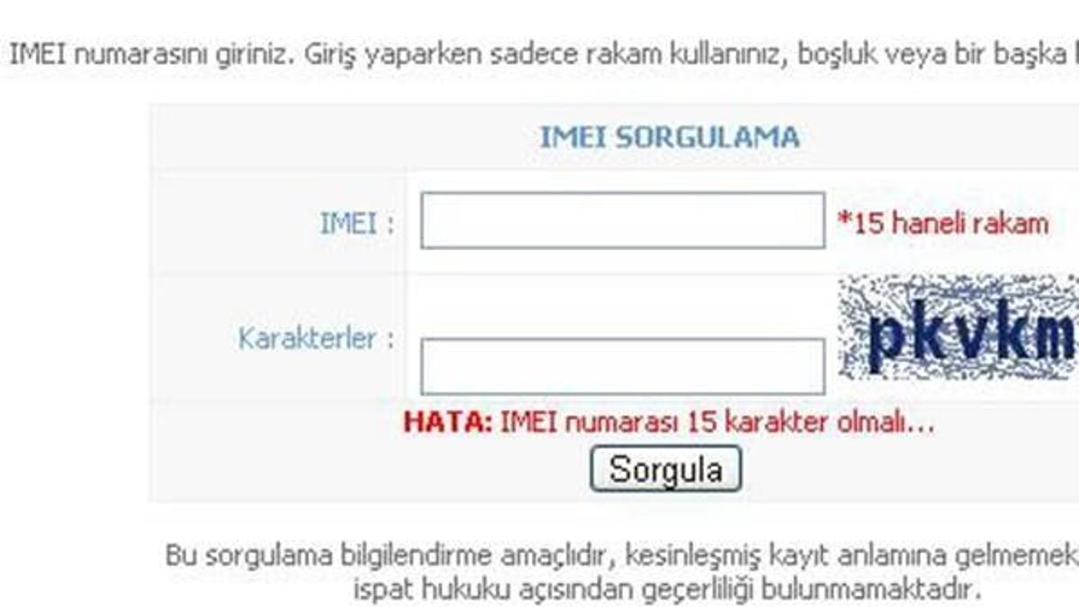 IMEI sorgulamanı online ve ücretsiz şekilde gerçekleştirebilirsiniz!