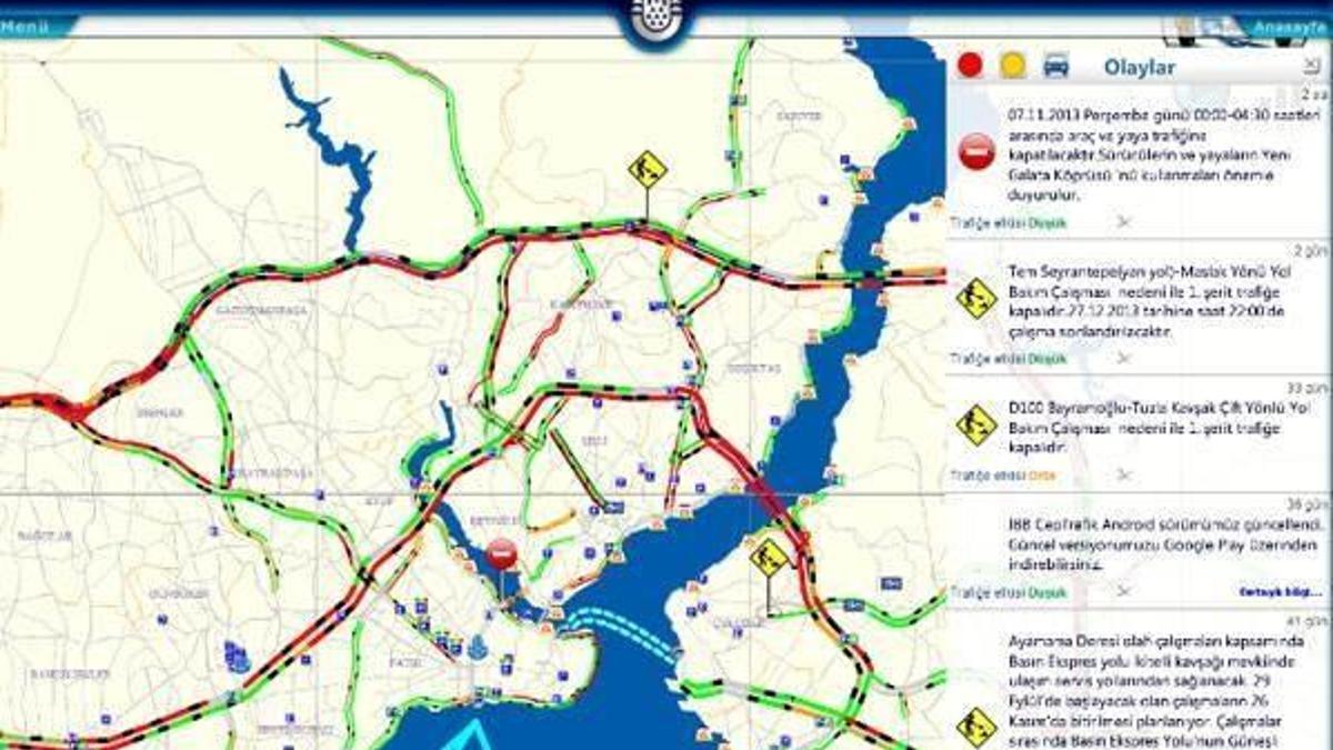 İBB trafik durumunu dilediğiniz zaman takip edebilirsiniz!