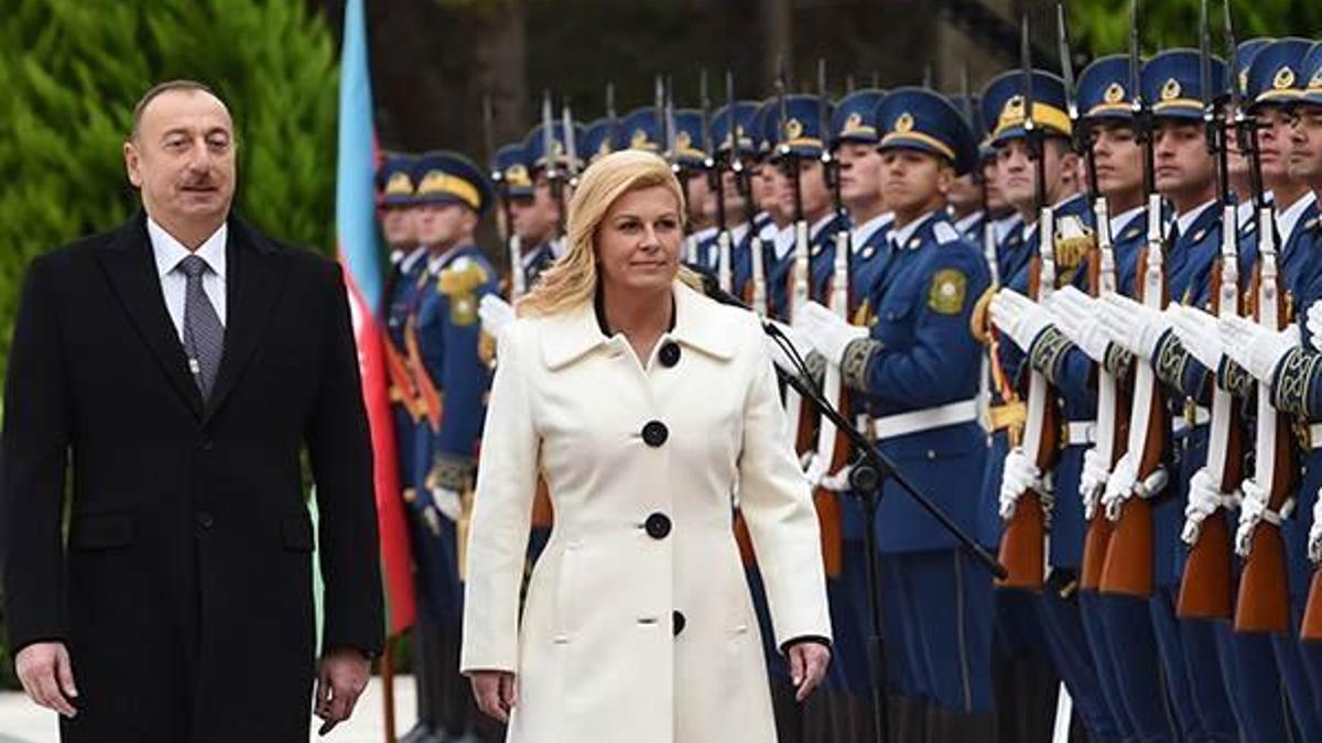 Hırvatistan Cumhurbaşkanı Azerbaycanda