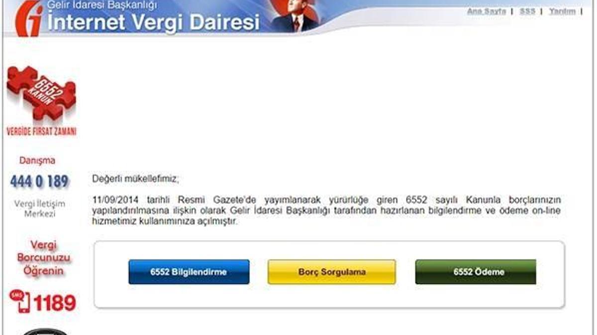 Vergi borcu yapılandırması için online olarak nasıl yapılır?