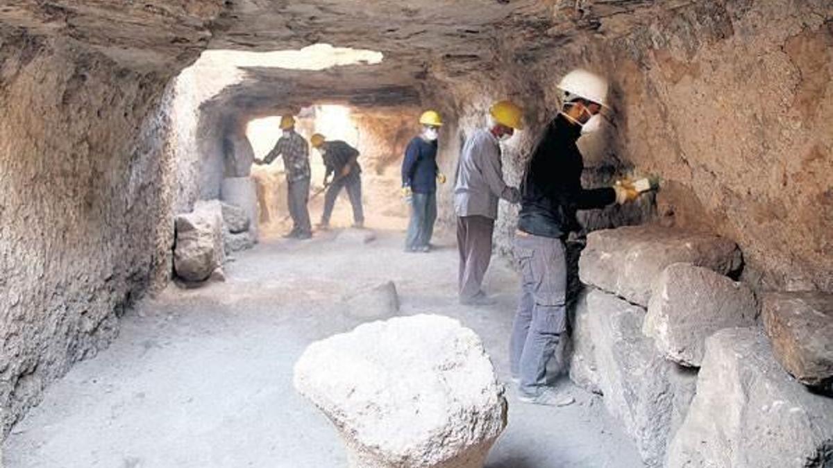 1500 yıllık yeraltı sığınağı bulundu