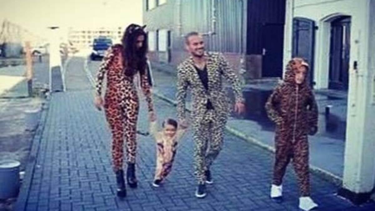 Sneijder ailesinin yaş günü sürprizi!