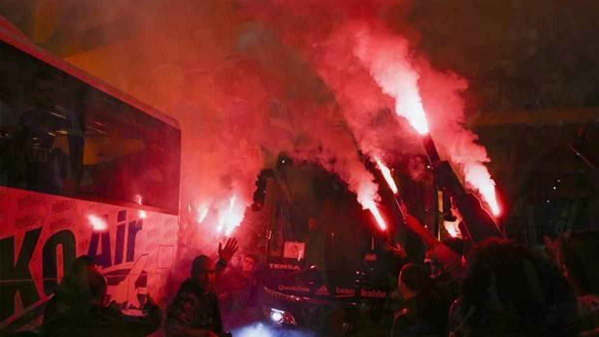 Beşiktaş'a Ankara'da coşkulu karşılama