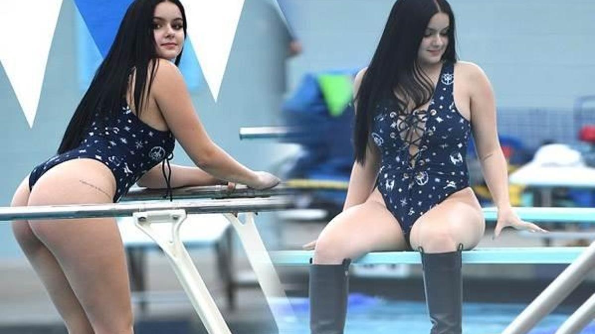 Seksi yıldızın kendine güveni tam!