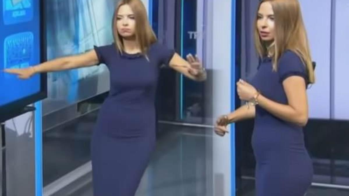 TRT spikerinin nete düşen görüntüleri olay oldu!