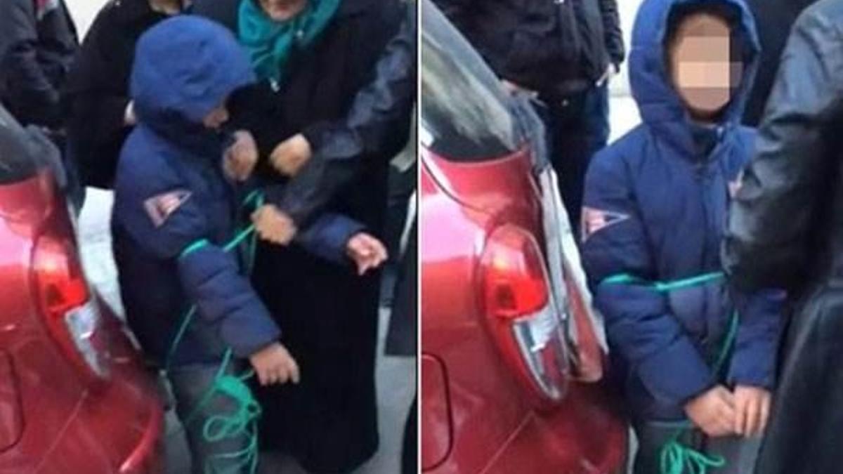 Servisi kaçıran çocuğa anne işkencesi