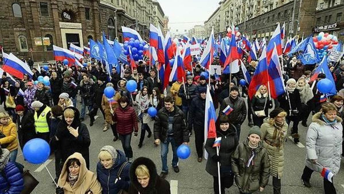 Rusya'da Ulusal Birlik Günü kutlandı