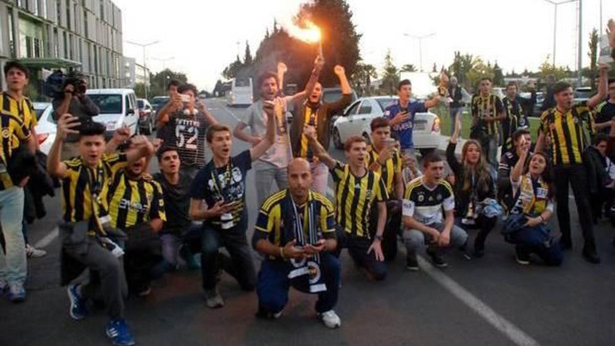 Fenerbahçe'ye coşkulu karşılama!