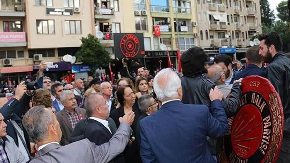 Aydın’da çelenk krizi: 2 gözaltı