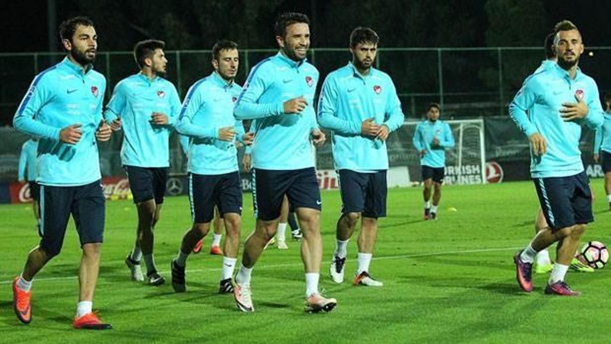 A Milli Takım hazırlıklarını sürdürdü