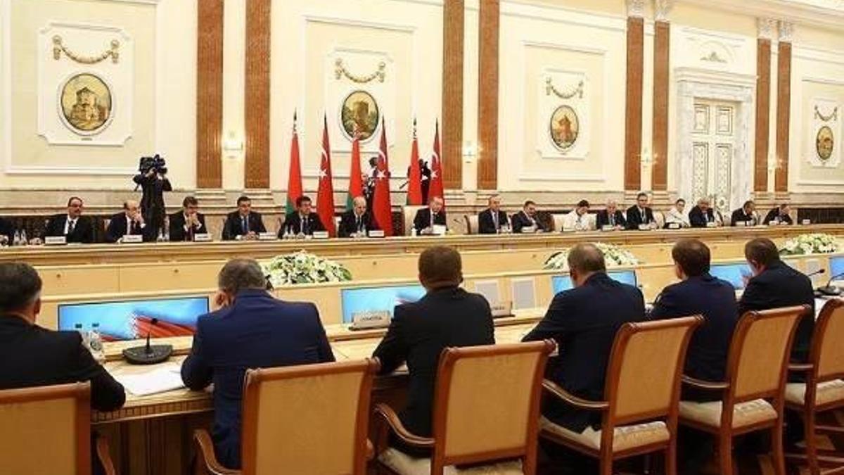 Türkiye ile Belarus arasında 7 anlaşma imzalandı