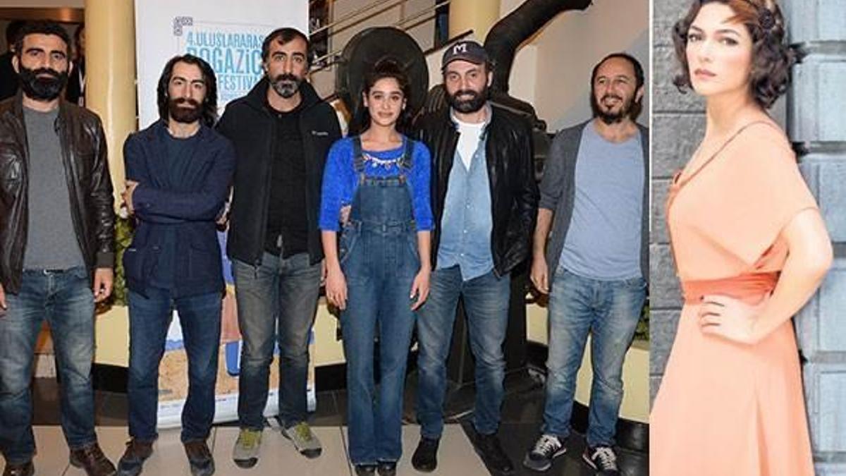 Filminin  gösterimine katılamadı