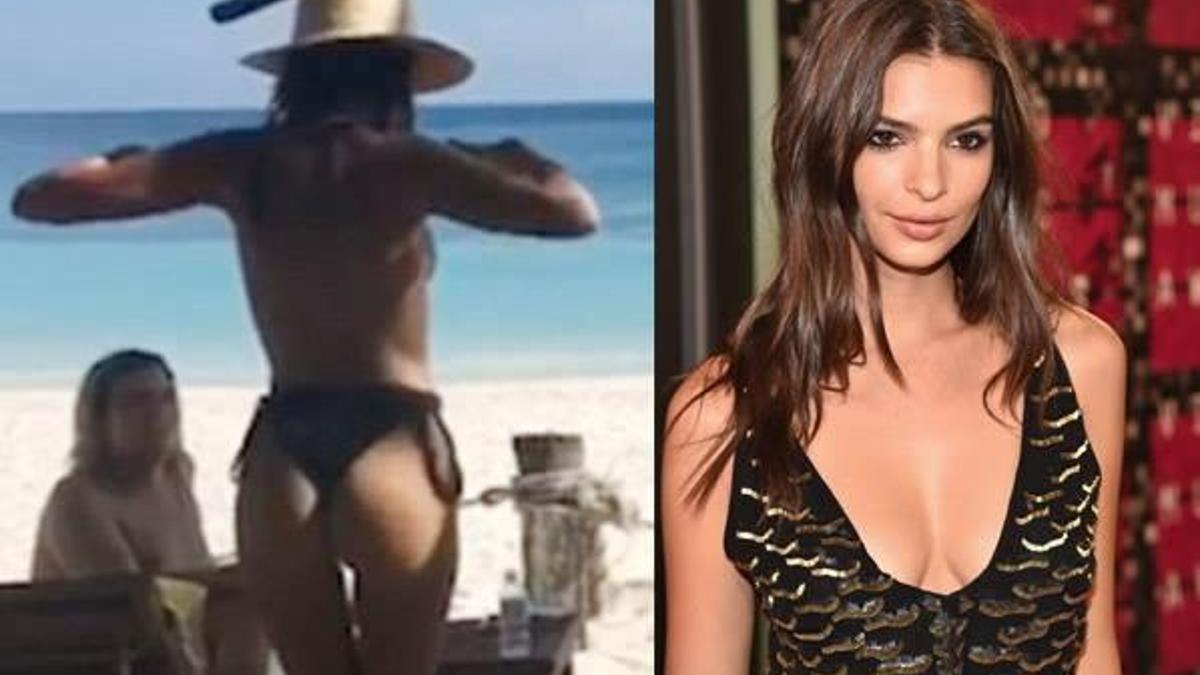 Emily Ratajkowski yine yapacağını yaptı