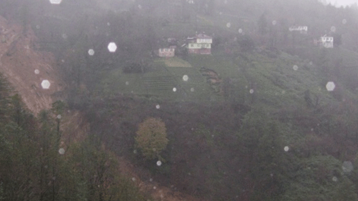 Artvin'de heyelan tehlikesi