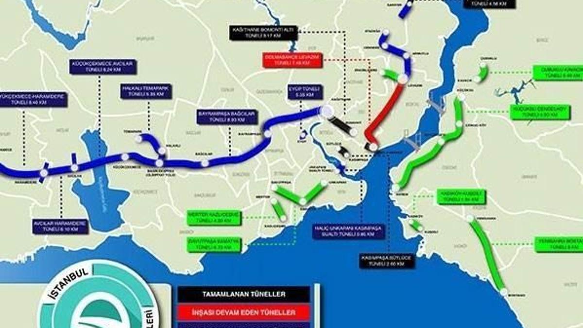 İstanbul'da 16 yeni tünel yol inşaatına başlanıyor