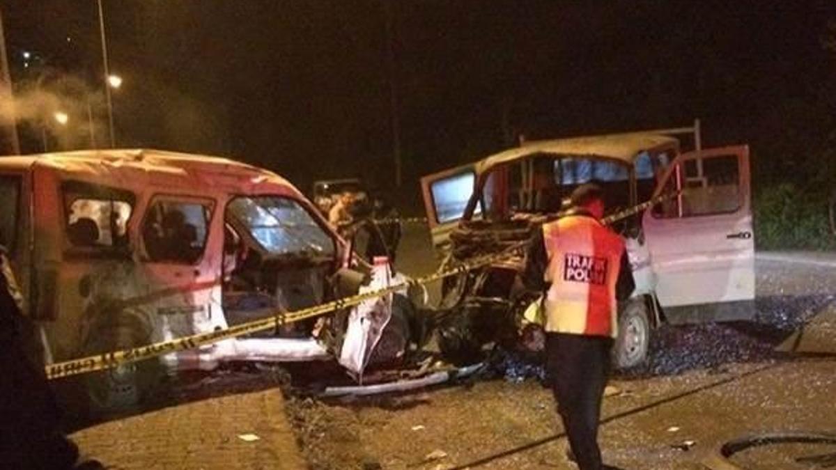 Rize'de trafik kazası: 2 ölü, 6 yaralı