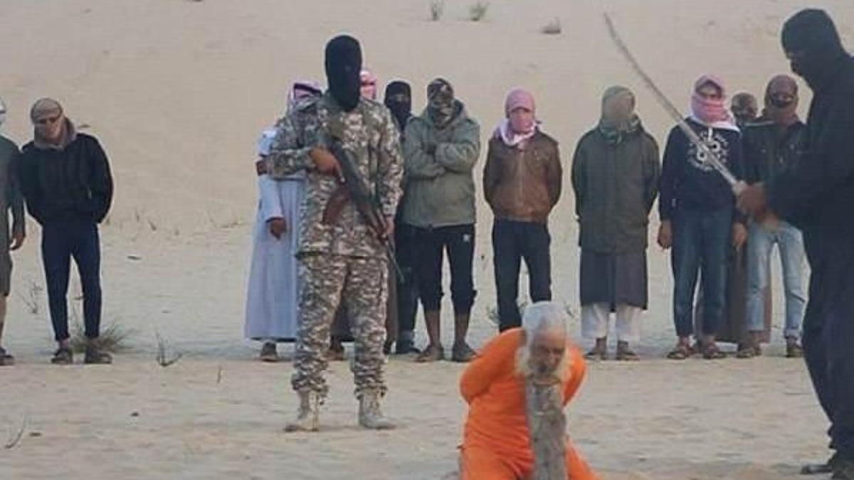 DEAŞ, 100 yaşındaki din adamının başını kılıçla kesti