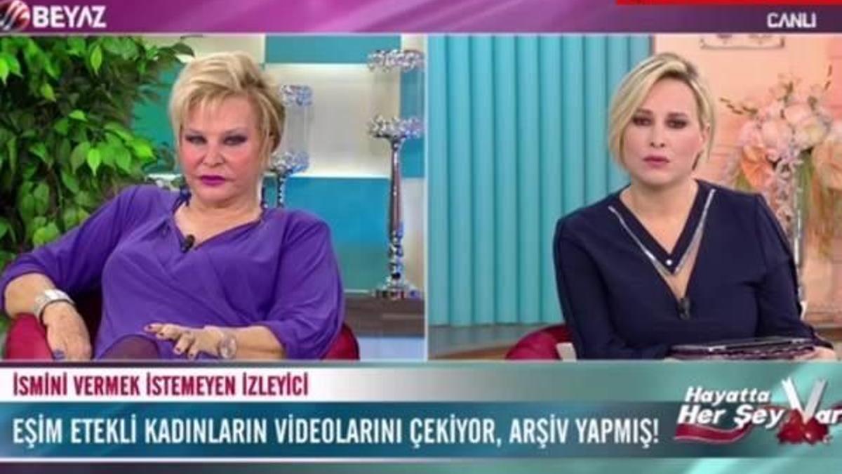 Etekli kadınların videolarını çekip...