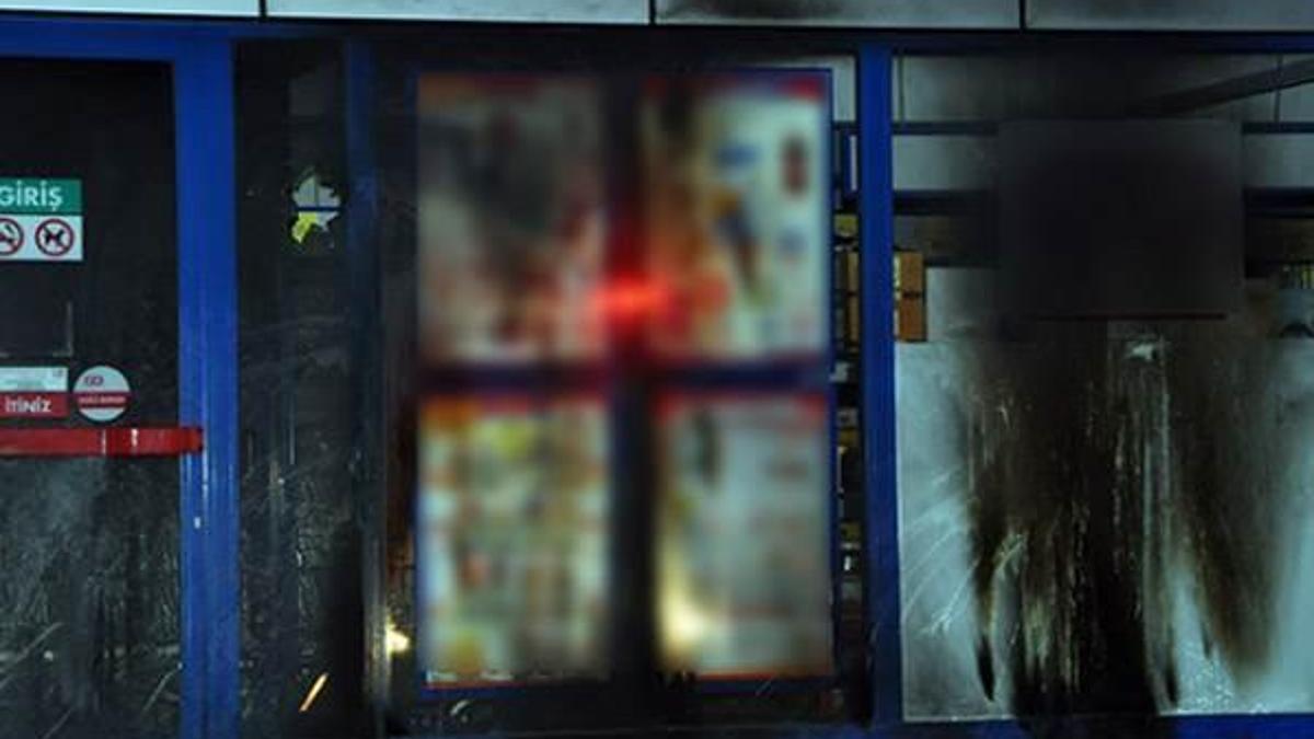 Markete molotoflu ve pompalı tüfekli saldırı