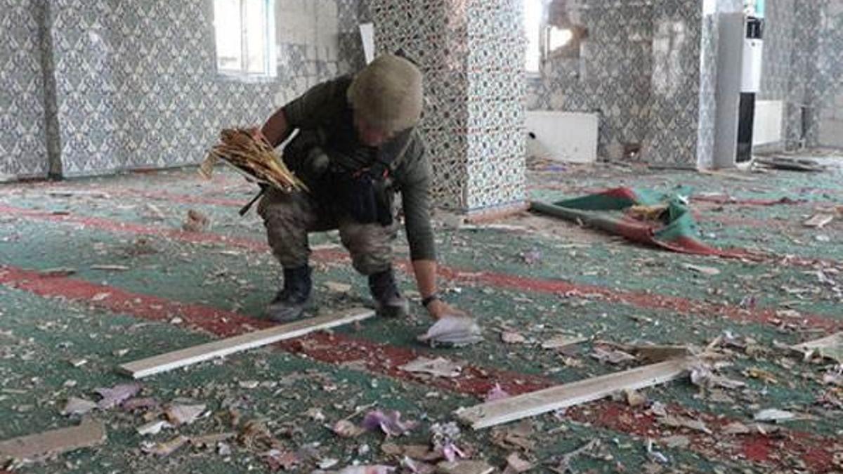 Terör örgütü camileri "karargah" gibi kullanmış