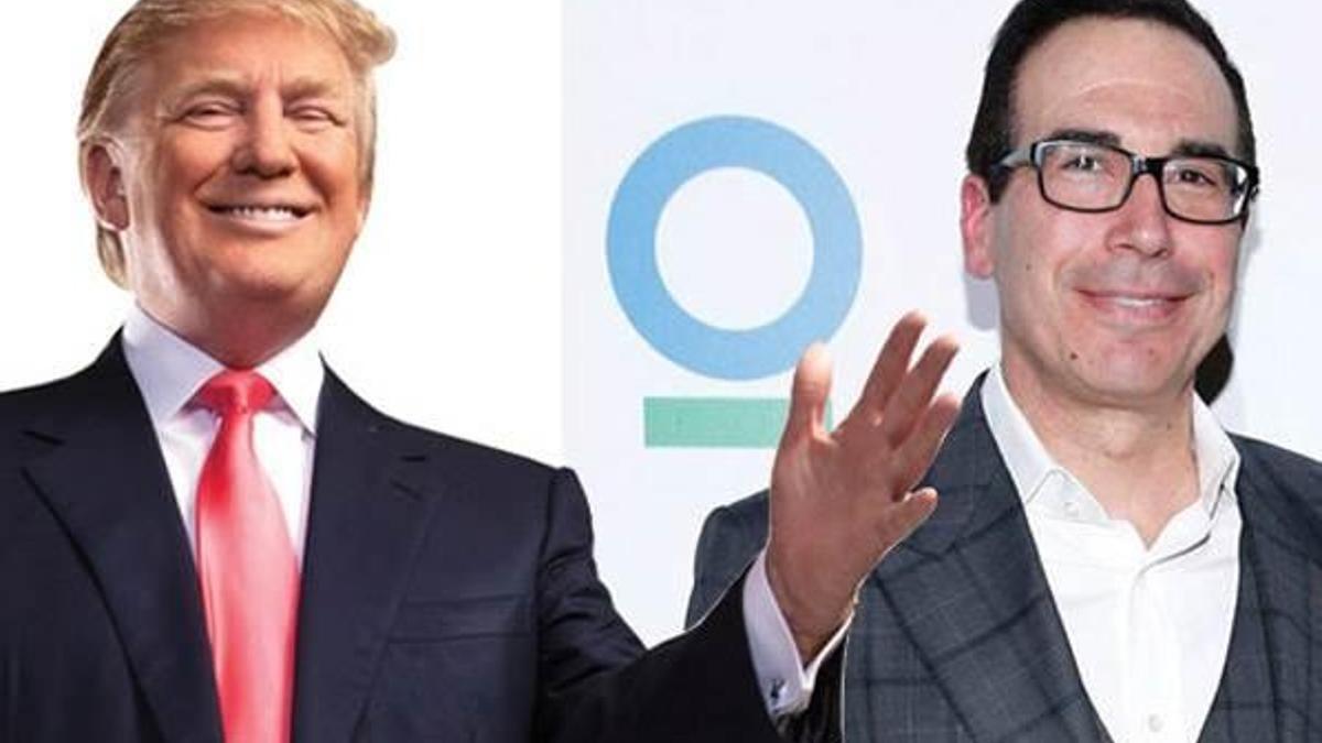 Trump ABD Hazine Bakanlığı'na Steve Mnuchin'i aday gösterdi