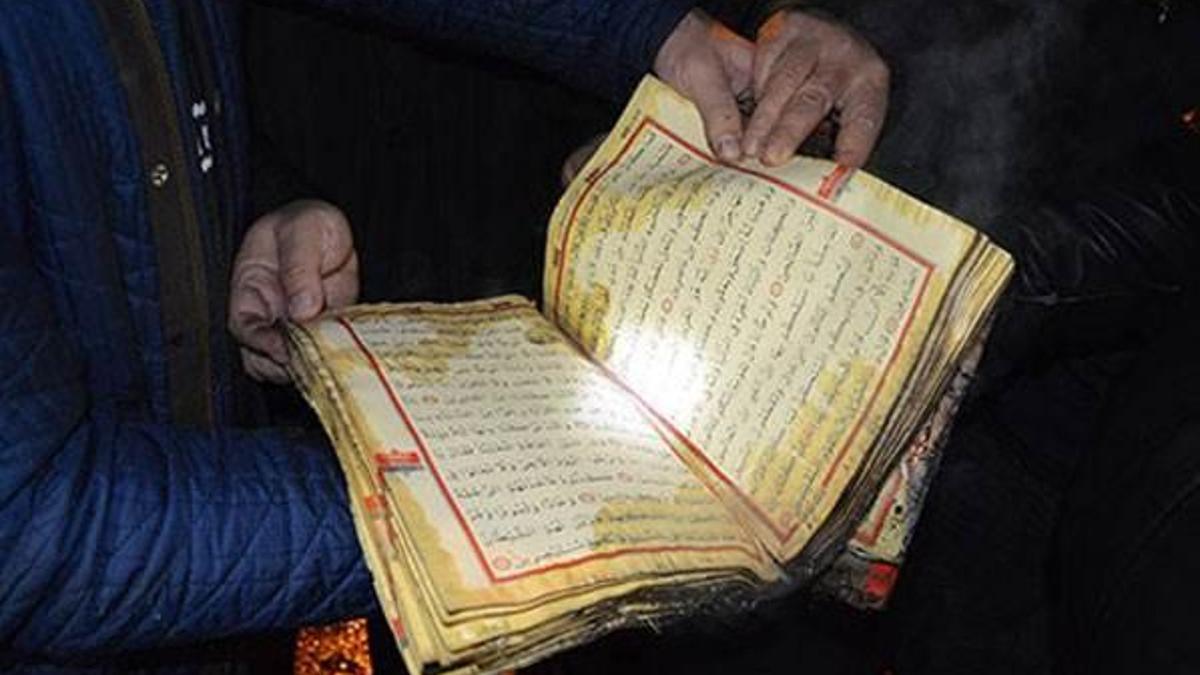 Yangında sadece ‘Kuran’ı Kerim’ yanmadı