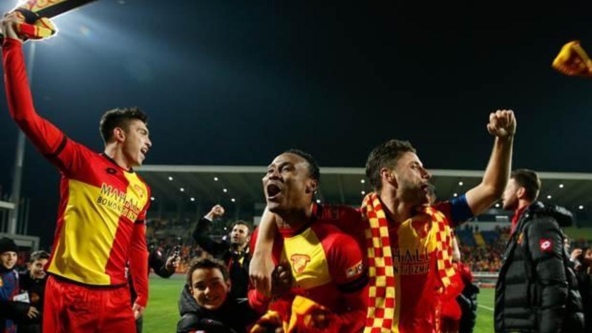 Göztepe'de büyük çoşku
