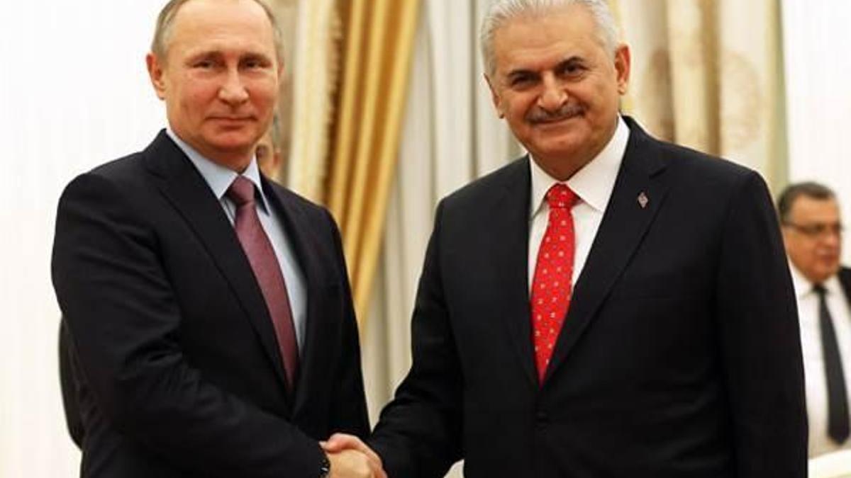 Başbakan Yıldırım Vladimir Putin ile görüştü