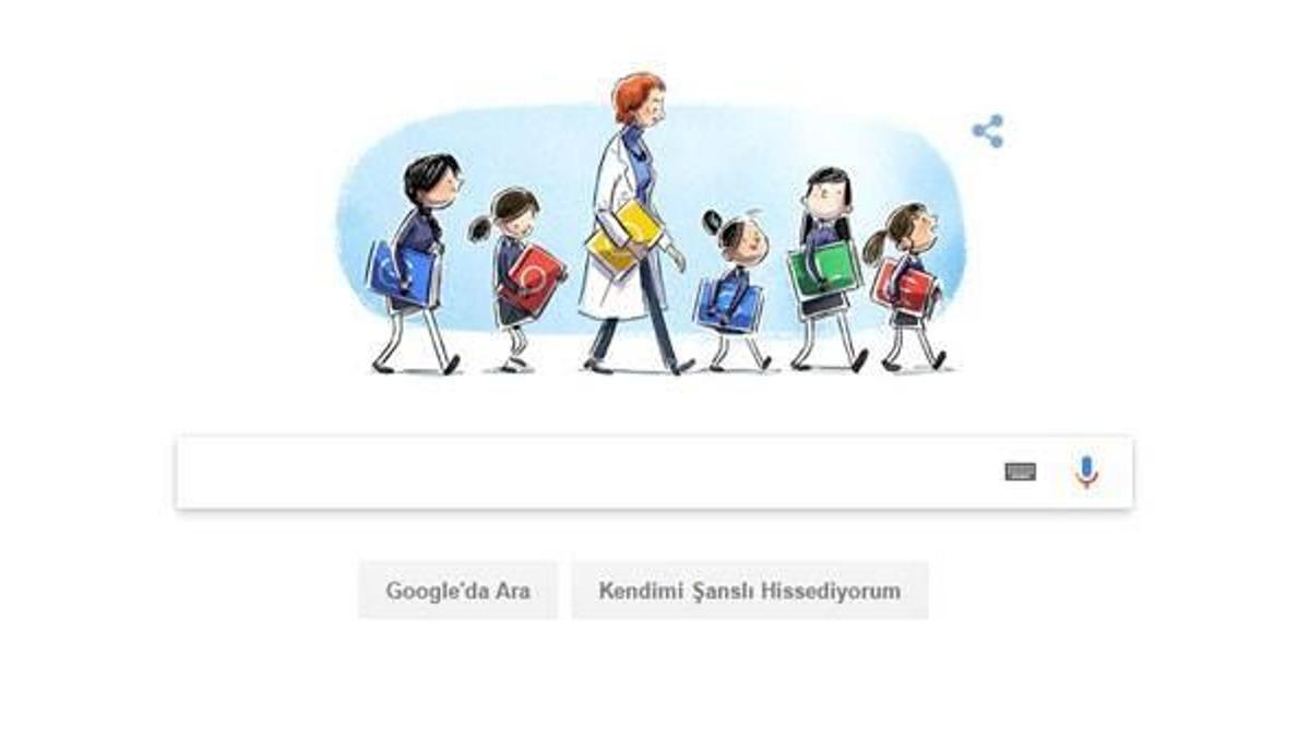 Google'dan Türkan Saylan için sürpriz doodle!