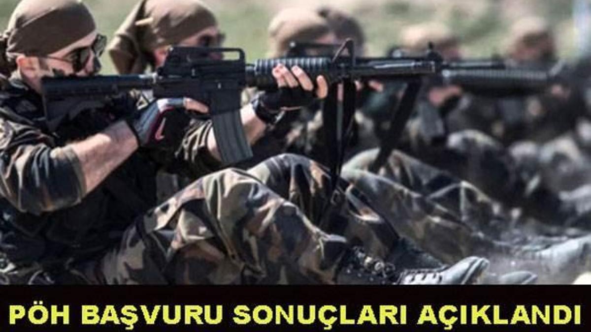 Polis Özel Harekat sonuçları açıklandı! PÖH sınav sonuç sorgulama