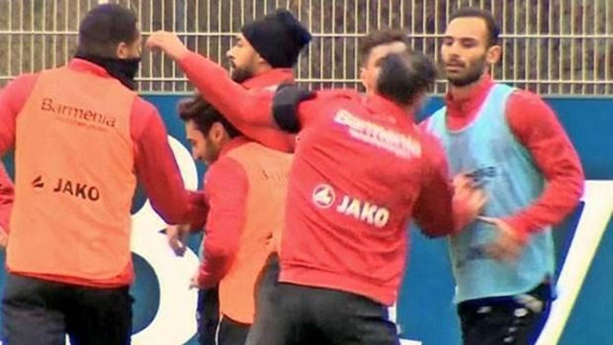 İdmanda büyük gerginlik!