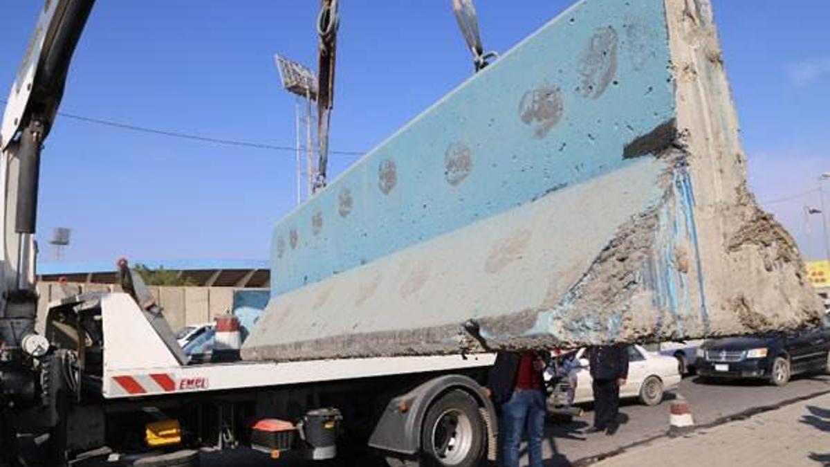 Bağdat'taki beton bariyerler kaldırılıyor!