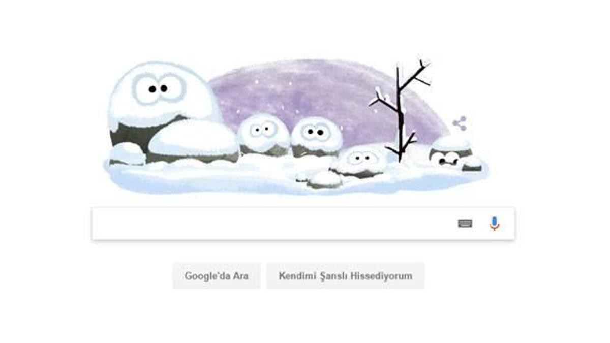 Kış Gündönümüne özel Google'dan sürpriz doodle! 21 Aralık kış gündönümü nedir?