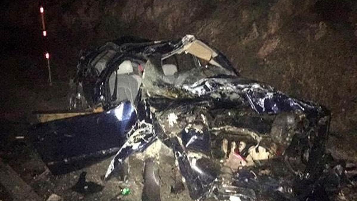 Otomobil şarampole yuvarlandı: 1 ölü, 3 yaralı