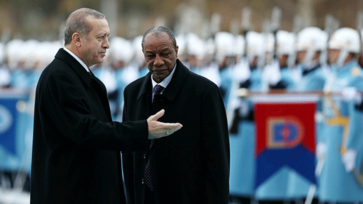 Gine Cumhurbaşkanı Conde, Ankara'da