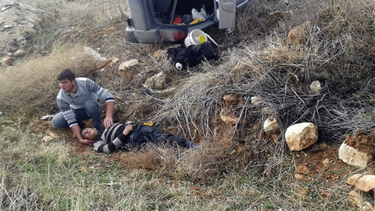 Gaziantep'te cenaze dönüşü kaza: 1 ölü, 5 yaralı