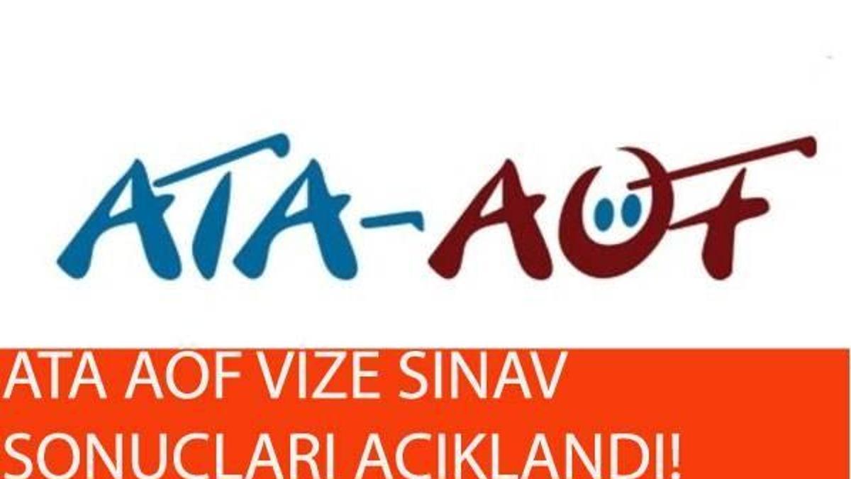 ATA AÖF ara dönem vize sınav sonuçları açıklandı! (ATA AÖF sonuç sorgulama)