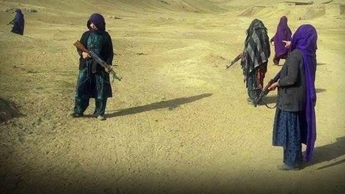 Afgan kadınlar DAEŞ'e karşı silahlandı