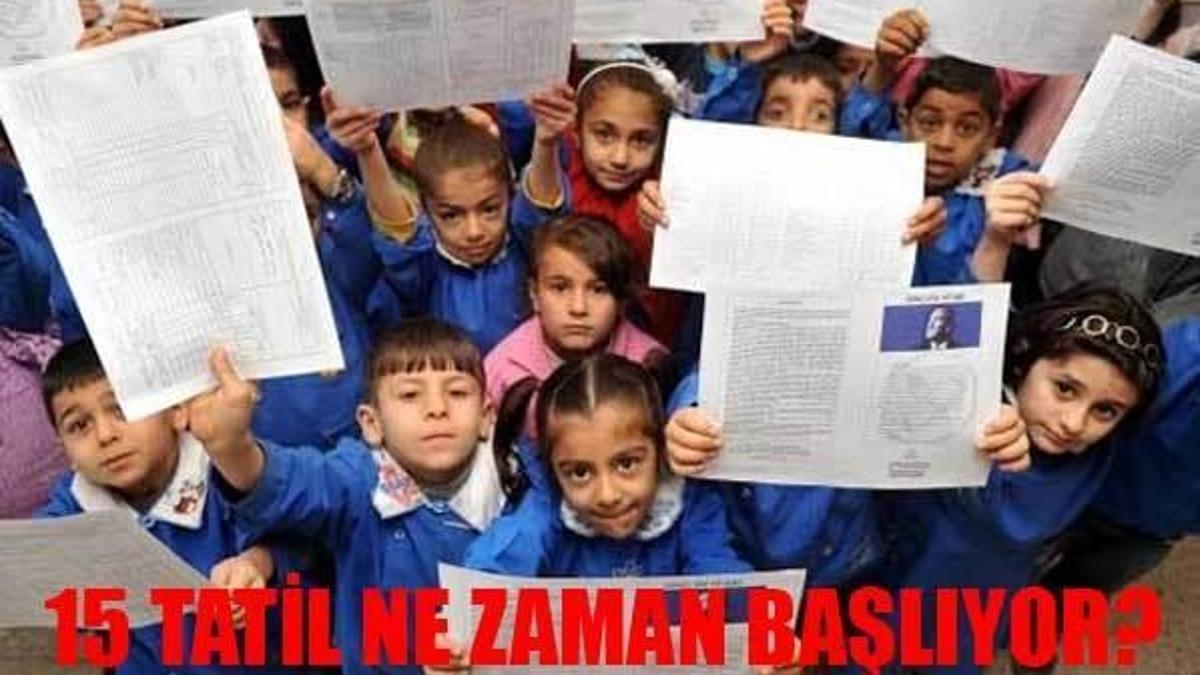 15 tatil ne zaman başlayacak? Sömestr için açıklama geldi!
