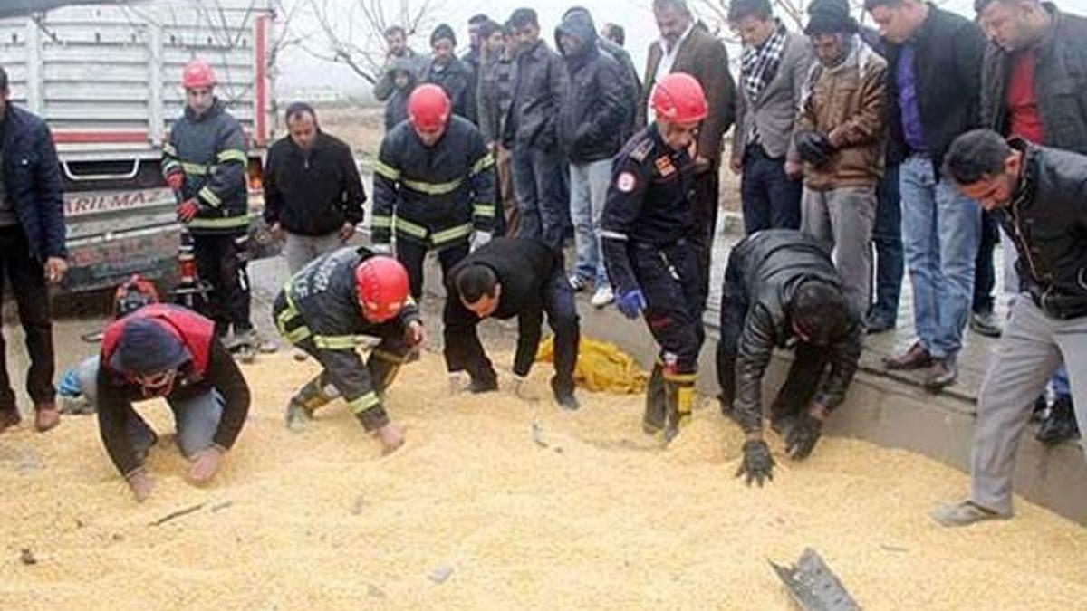Kazada kopan kolu bulmak için zamanla yarıştılar