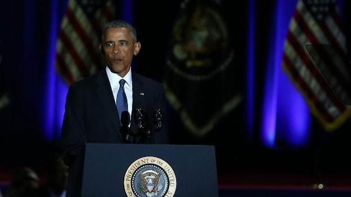 Obama'dan veda konuşması