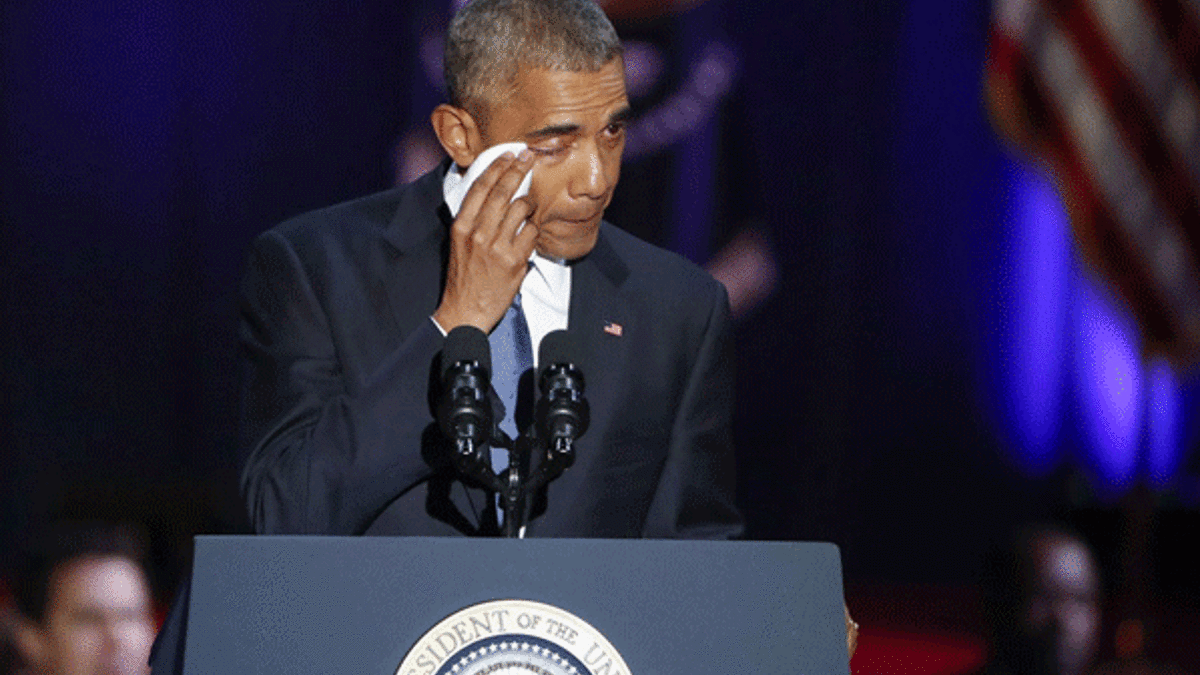 Obama'nın gözyaşları "Timsah gözyaşları" mı?