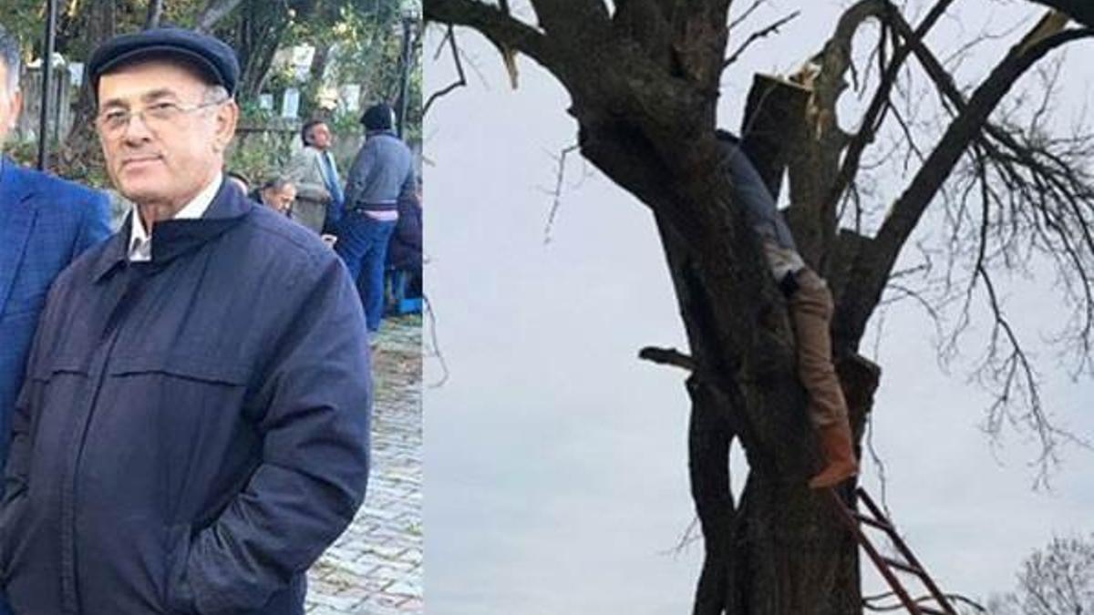 Kestiği ağacın dalı ile gövdesi arasında kaldı