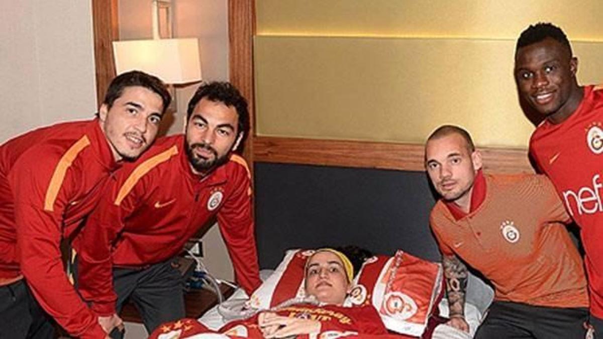 Galatasaray'a sürpriz ziyaretçi