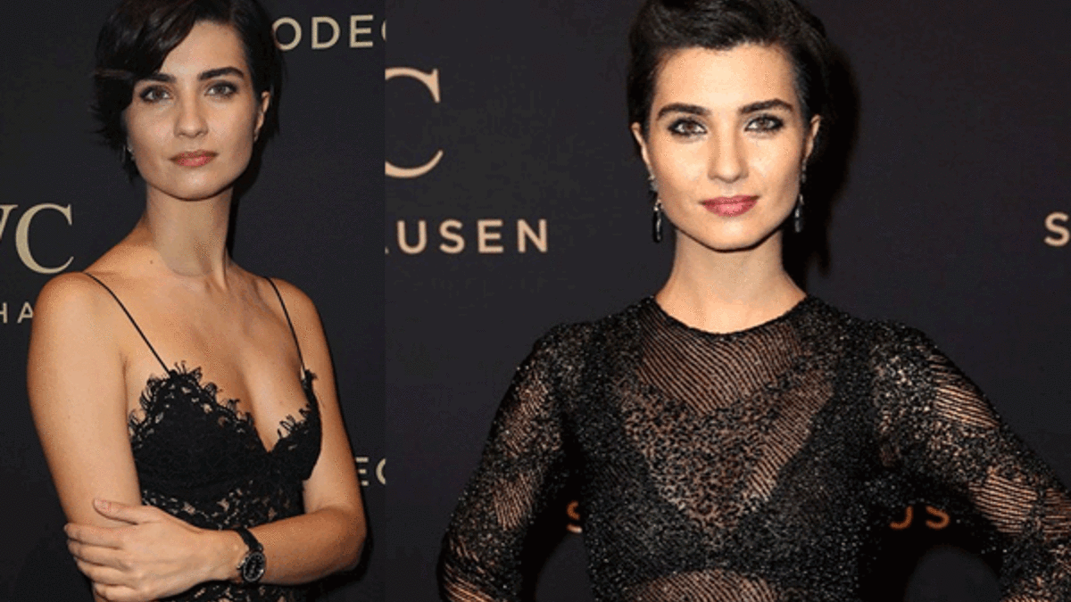 Tuba Büyüküstün yıldızlar partisine damga vurdu!